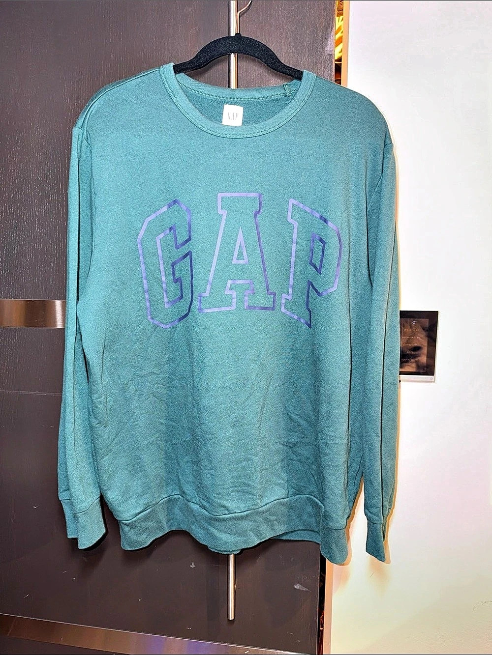 Gap Arch Logo Crewneck Sweatshirt Blue Size XL
